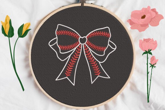 Adorable Baseball Bow for Christmas Content