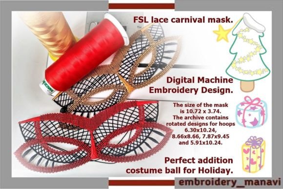 FSL Lace Masquerade Mask: A Designer’s Review for Holidays Amp Projects
