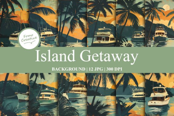 Island Getaway Background: A Crafter’s Review