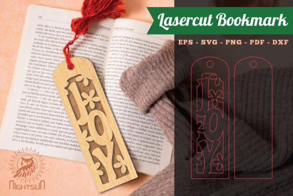 Joy Laser Cut Bookmarks: Winter Amp Branding