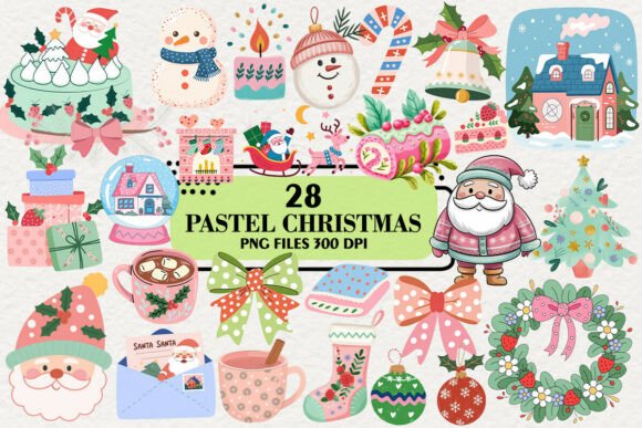 Kawaii Pastel Christmas Clipart Bundle: Designer Review