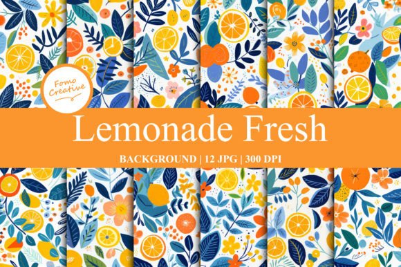 Lemonade Fresh Background: Vibrant Visuals for Branding
