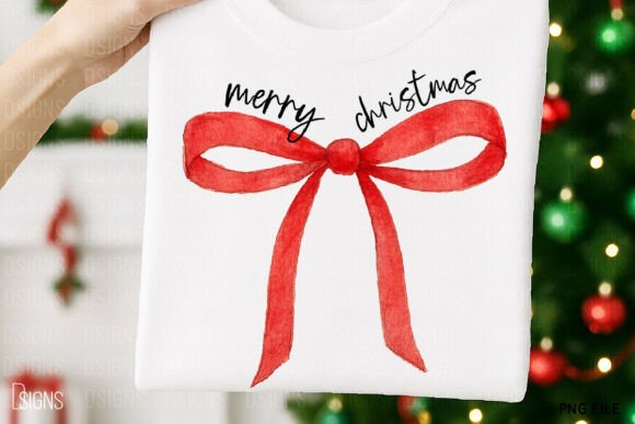 Merry Christmas Minimal Bow Png: Editorial Illustrations