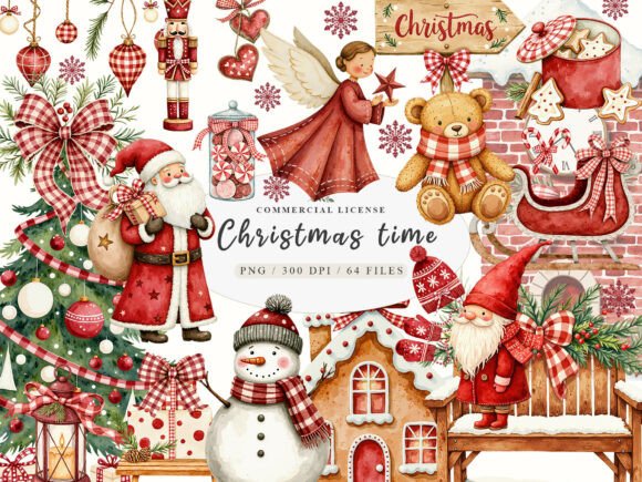 Review: Christmas Floral Wreath Santa Claus Design