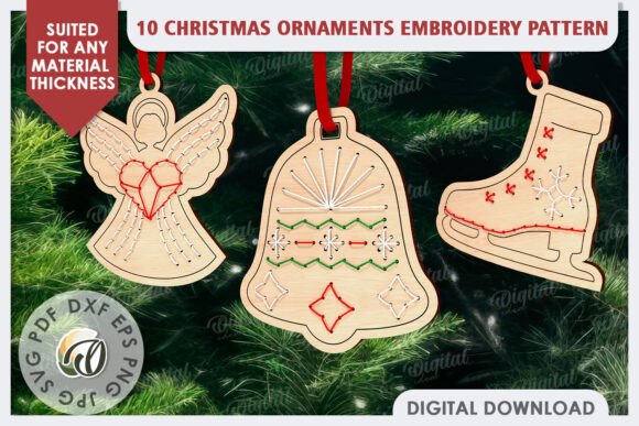 Reviewing Ornament Embroidery Pattern SVG Bundle for Winter Amp