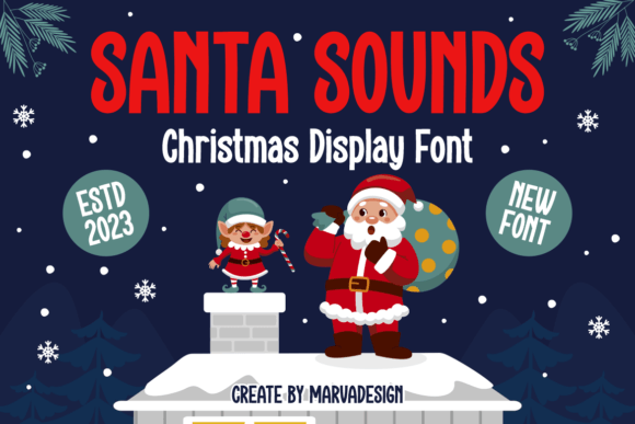 Santa Sounds: A Festive Display Asset for Holiday Content
