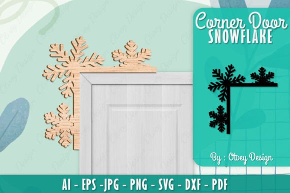 Snowflake Corner Door: A Winter Amp for Editorial Design