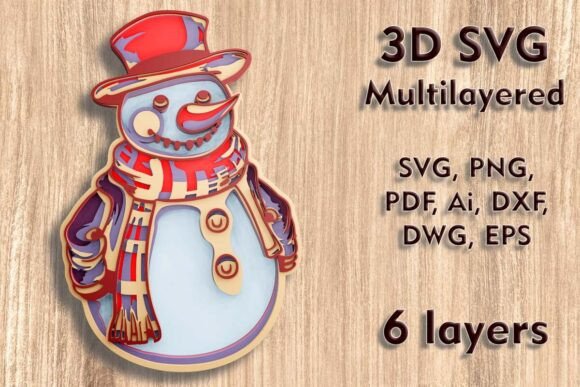 Snowman 3D SVG: Winter Amp Asset Review