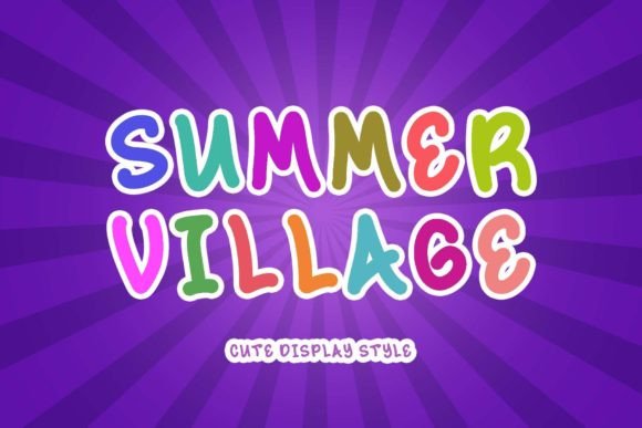 Summer Village: A Display Asset for Crafters