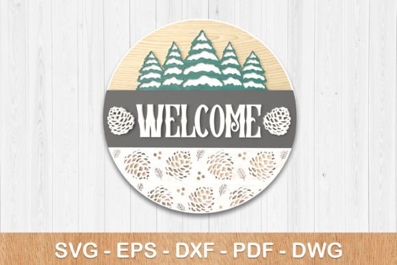 Winter Welcome Sign - Pine Trees: A Winter Amp Review
